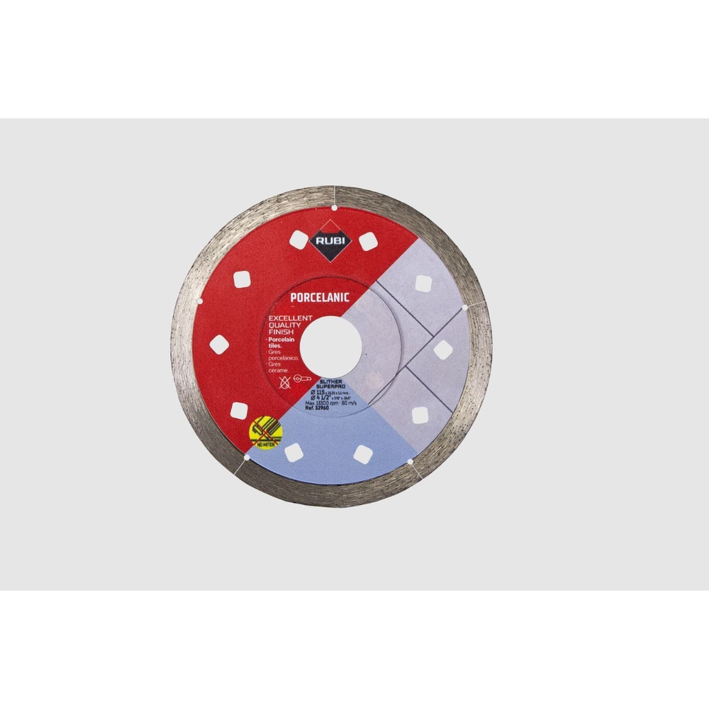 Disque Slither Ø115mm Superpro haute finition - RUBI - 32960