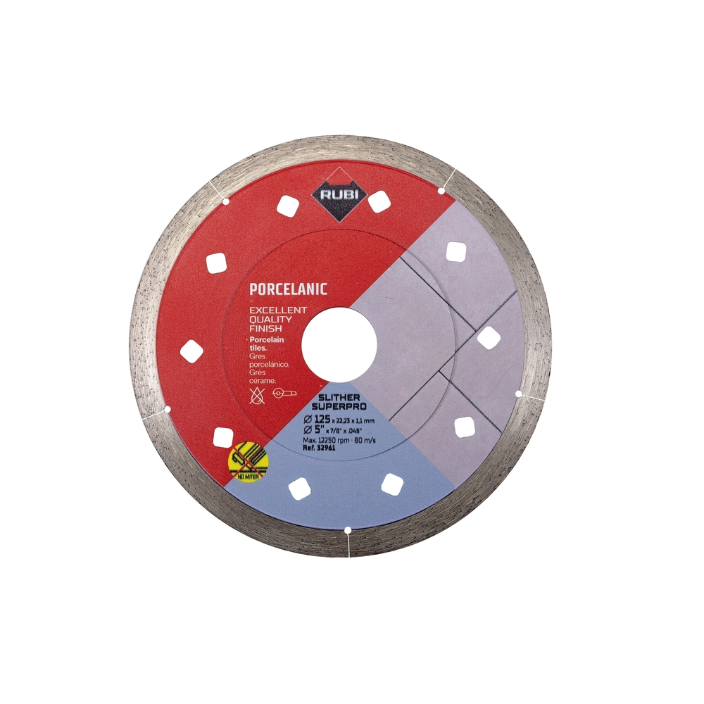 DISQUE DIAMANT SLITHER SUPERPRO Ø125 X 22MM RUBI - 32961 
