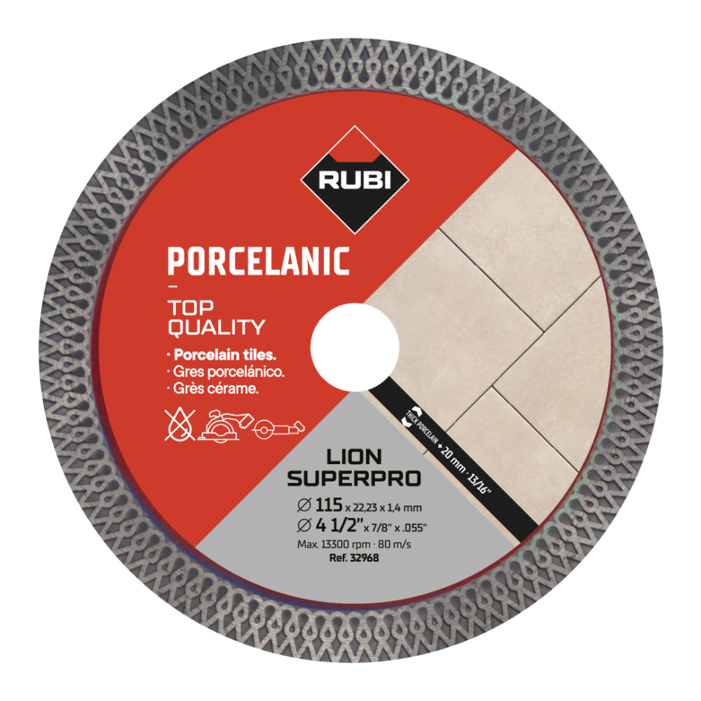 Disque à sec Lion Superpro 115 RUBI - 32968