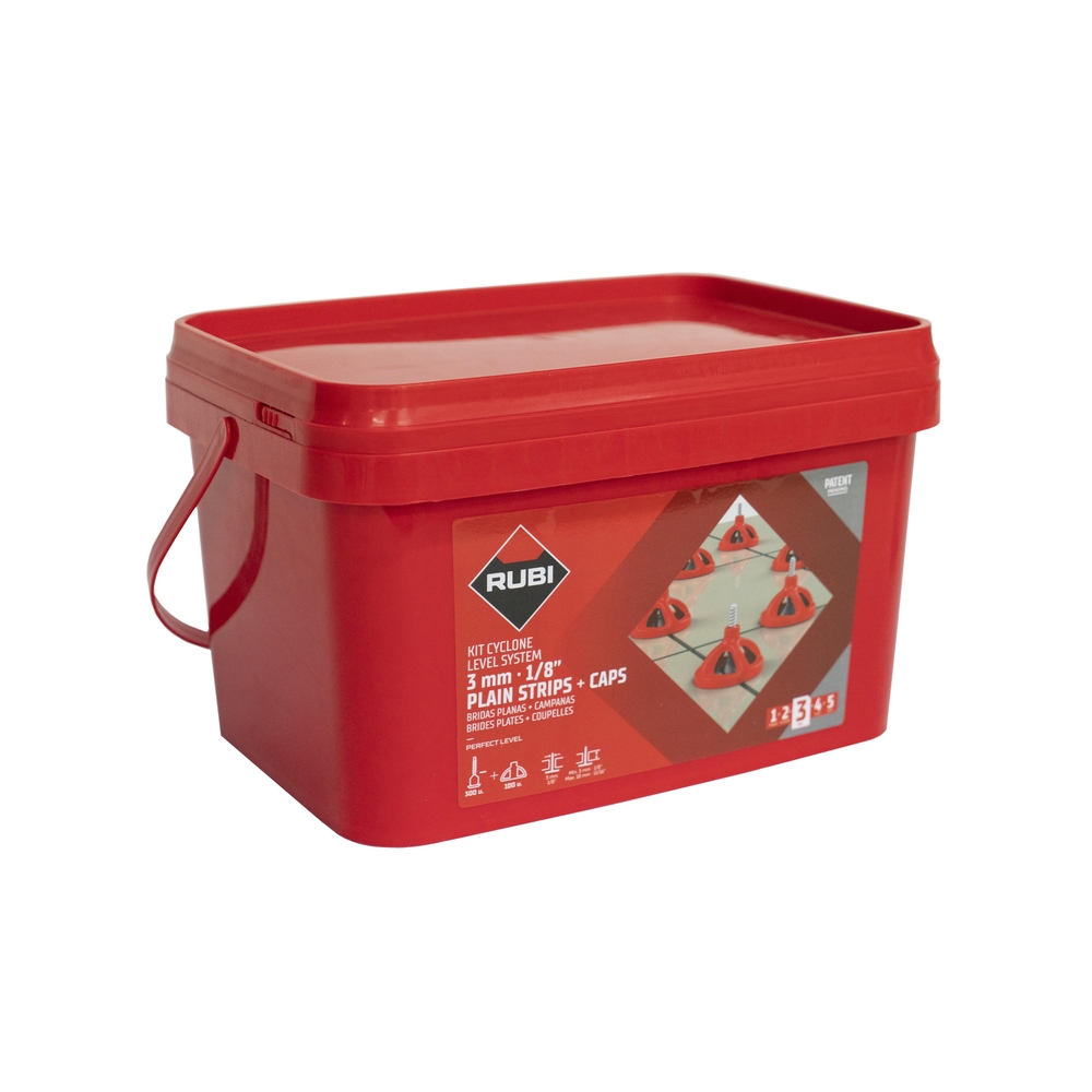 KIT CYCLONE RUBI LS 3 MM. (100 C + 300 B) - 35965