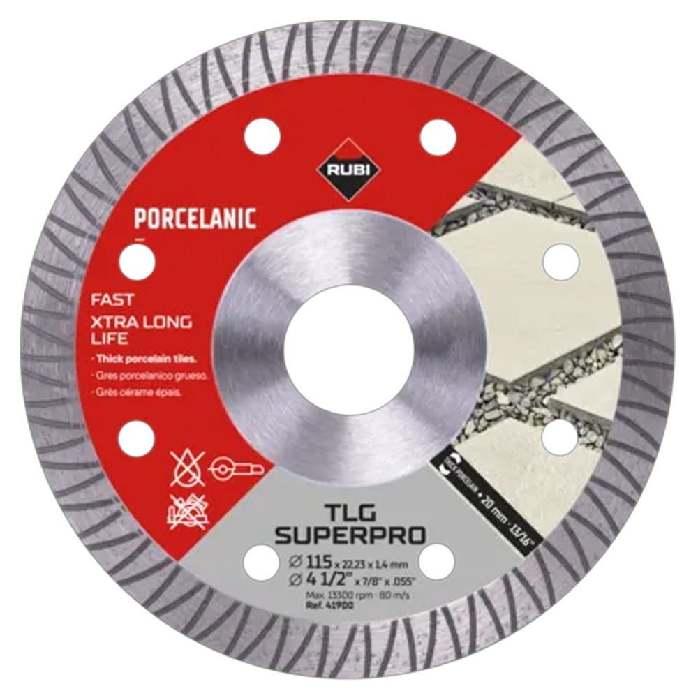 Disque diamanté TLG 115 ext Superpro RUBI - 41900