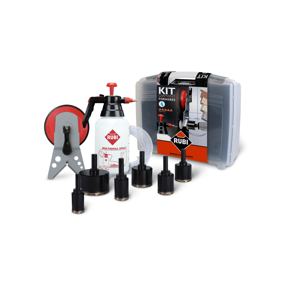 Kit trépans diamant FORAGRES RUBI - 50903
