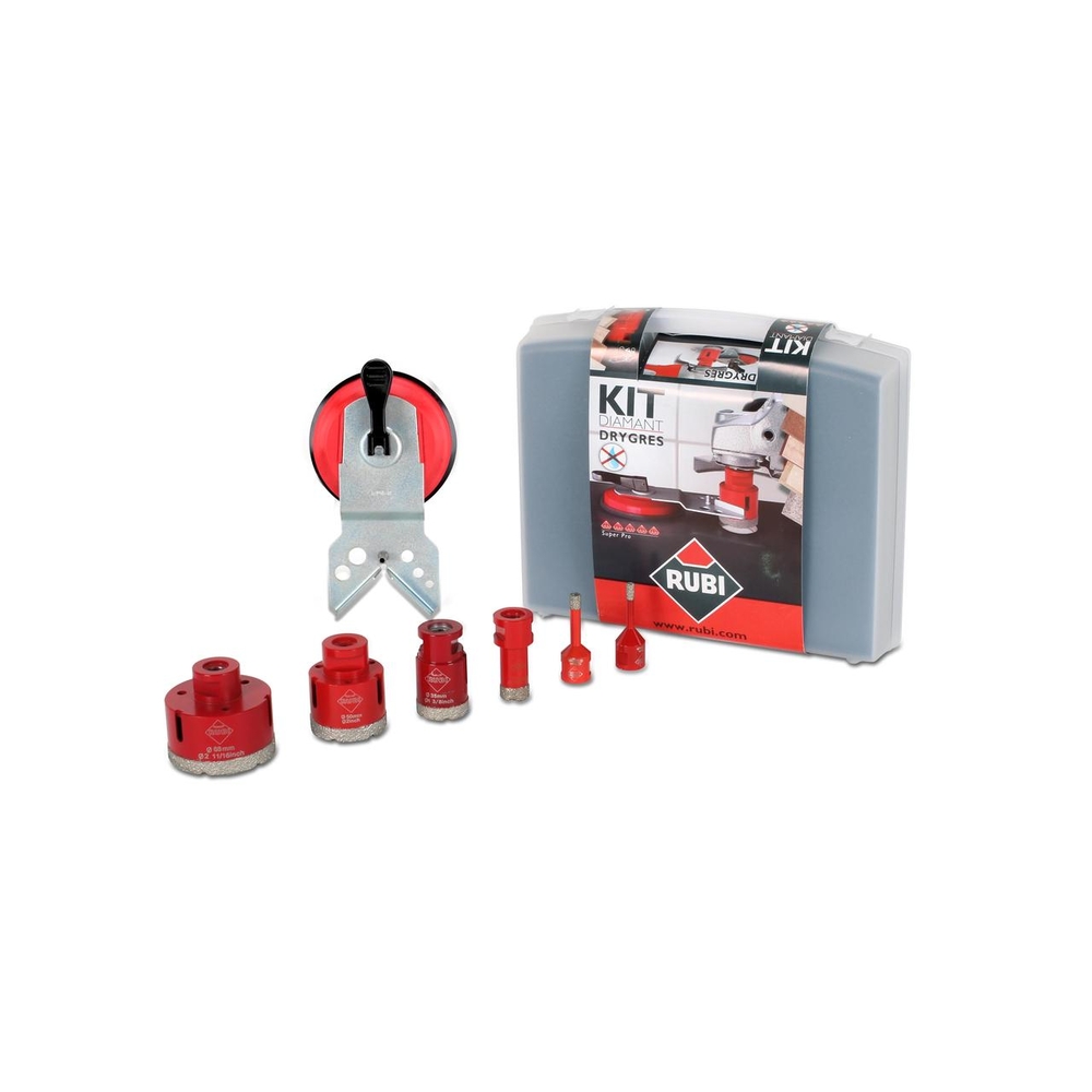 Kit 6 trépans drygres RUBI - 50996