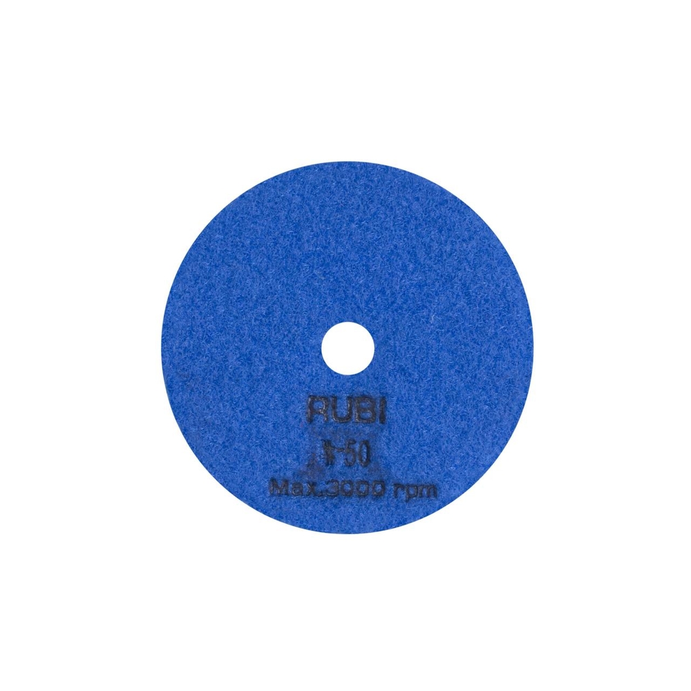 Disque diamant polissage et poncage a sec 100 mm gr.50 RUBI - 62970