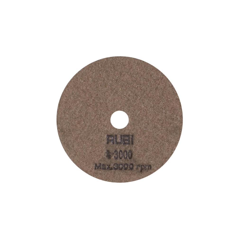 Disque diamant polissage et poncage RUBI a sec gr. 3000 ⌀100 mm 62976