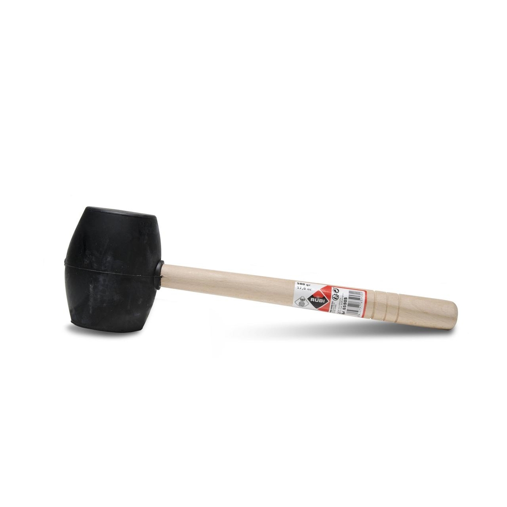 Maillet caoutchouc noir 500 gr. RUBI - 65905