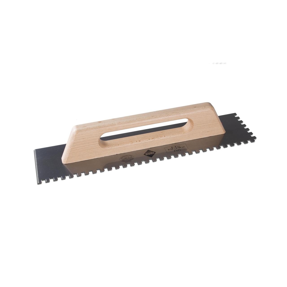 Peigne 48 cm. 8 x 8 manche en bois fermé RUBI - 65959