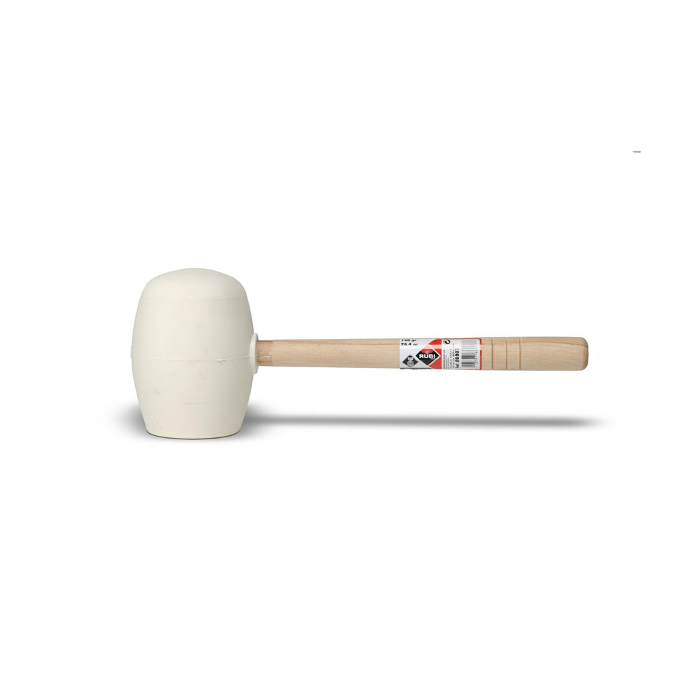 Maillet caoutchouc blanc pointe ronde 750 grammes RUBI - 66907