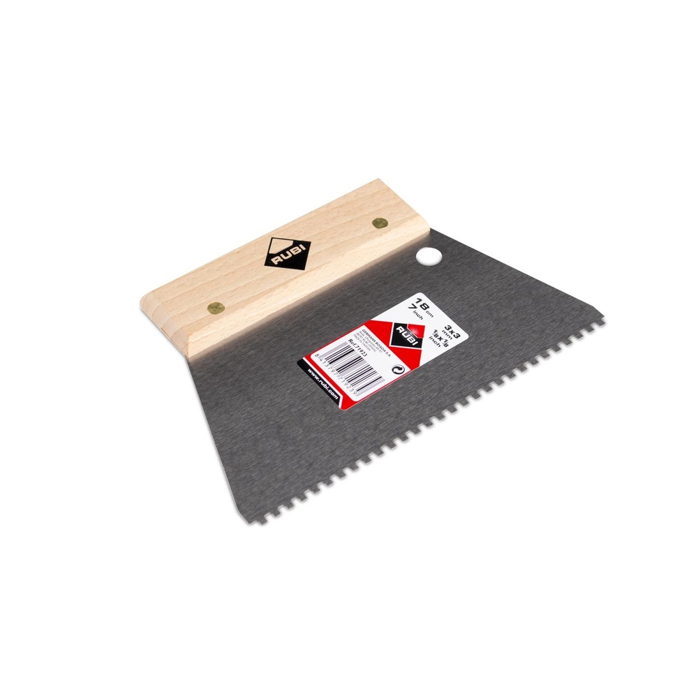 Spatule-peigne 18 cm. (3 x 3) RUBI - 71923