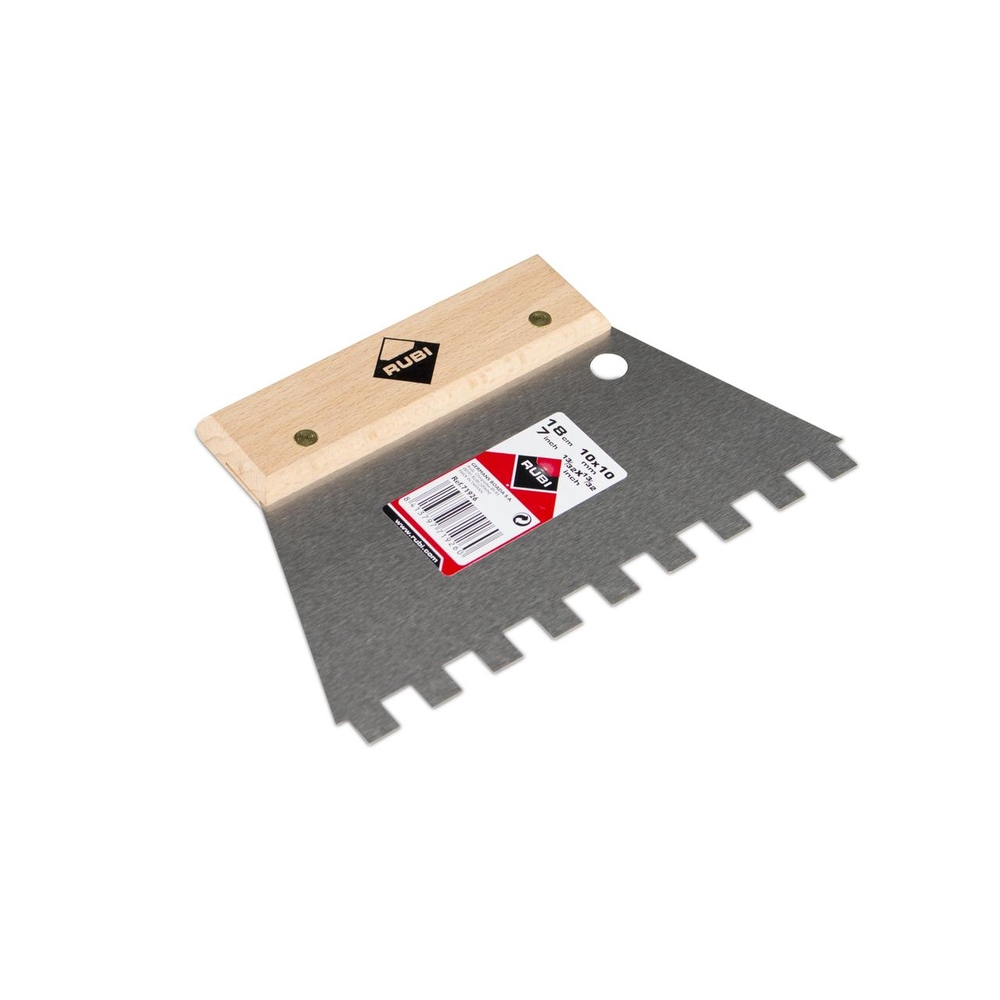 Spatule-peigne 18 cm. (10 x 10) RUBI - 71926