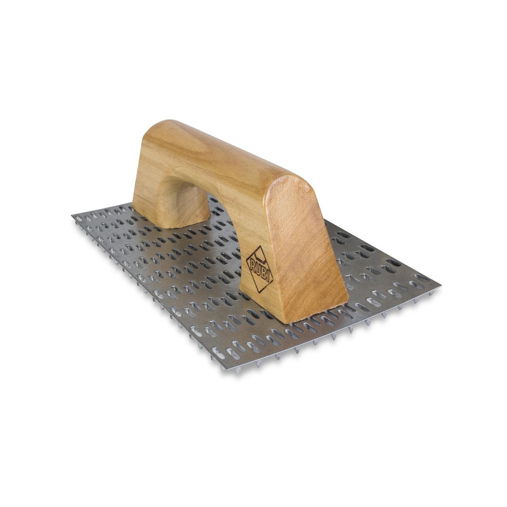 Grattoir d'enduit monocouche 250 x 144 mm. manche bois fermé RUBI - 72960