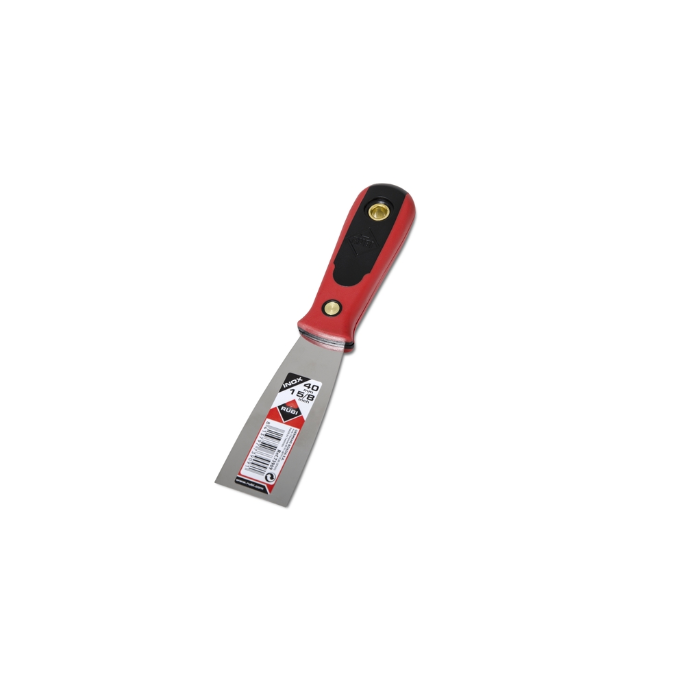 Spatule inox de peintre 40 mm. manche RUBIFLEX RUBI - 73909