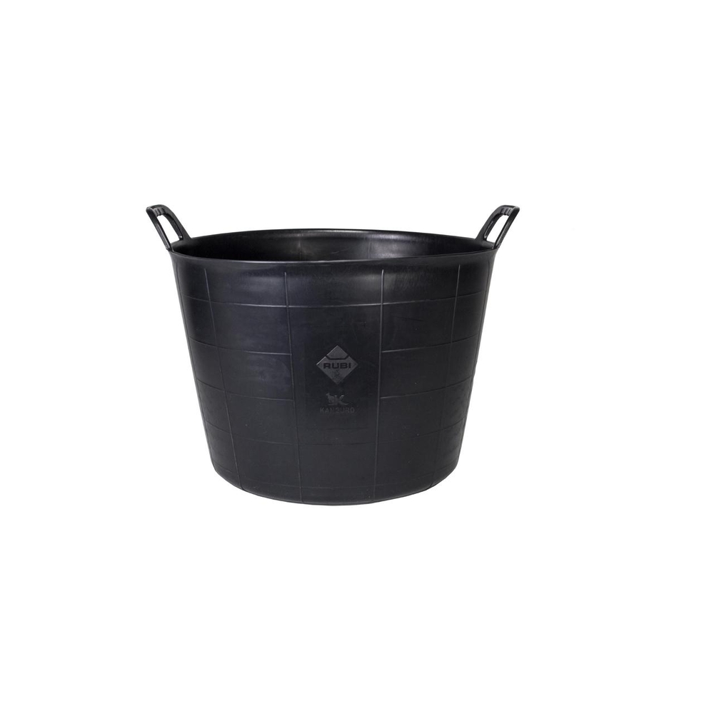 Auge plastique 40 litres noire flextub numéro 3 RUBI - 88778