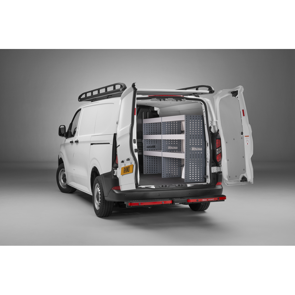 UNITÉ TRIPLE ÉTAGÈRES ET TIROIRS CRAFTER 2006 - 2017 VOLKSWAGEN - GAUCHE - RHINO PRODUCTS - MR189-DSCR67