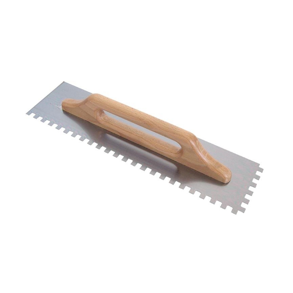 Platoir Denté 48x13cm Poignée Bois - Dent 8x8 - RAIMONDI - 11017