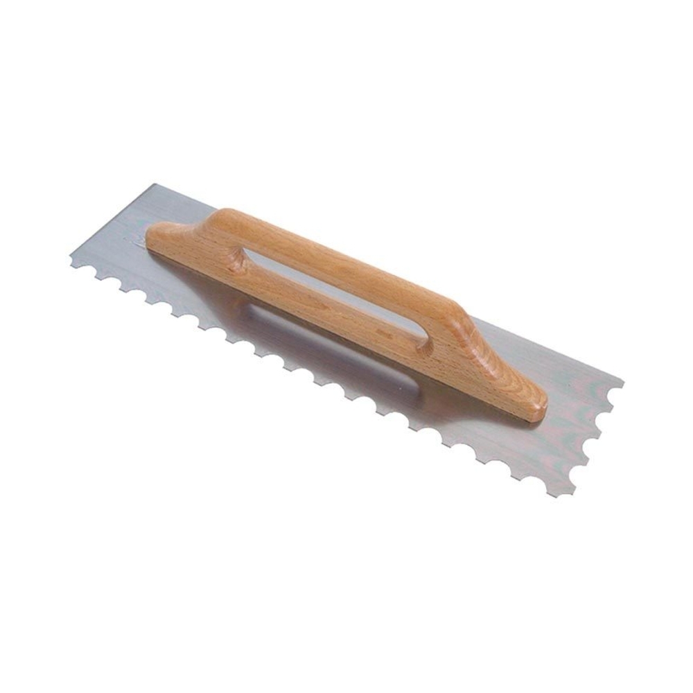 Platoir Denté 48x13cm Poignée Bois – Dents 15 - RAIMONDI - 11021