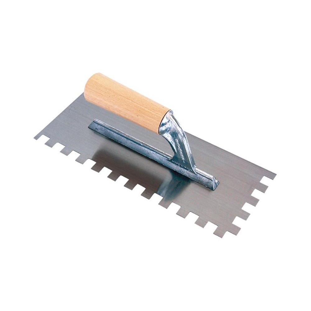 Platoir Denté 28x12cm Poignée Bois – Dents 12x12mm - RAIMONDI - 11025