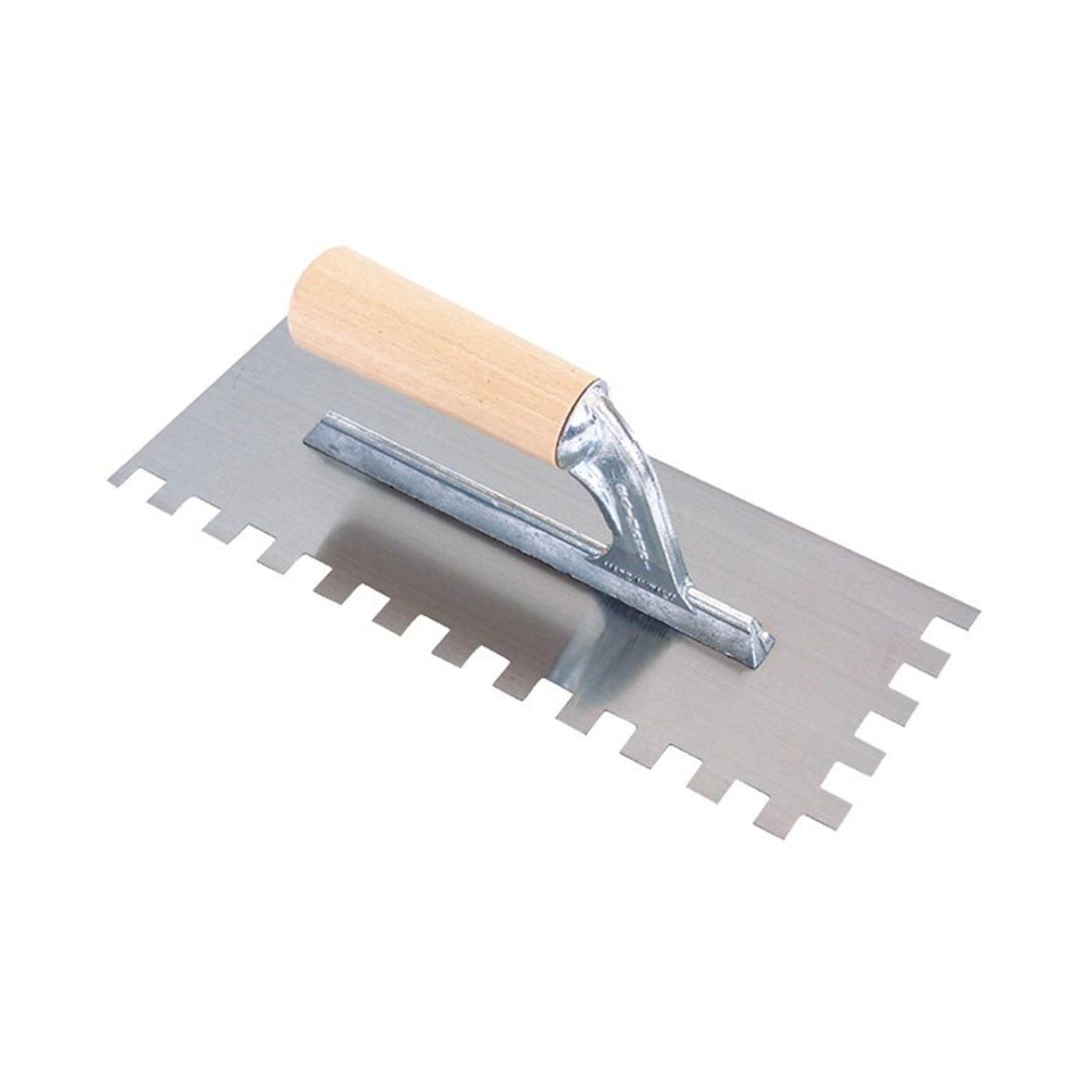 Platoir denté 28x12cm poignée bois – Dents 10x10 - RAIMONDI - 11026