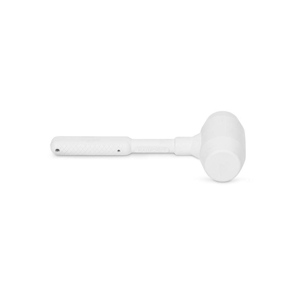 Maillet en Caoutchouc Blanc 1kg - Anti-Rebond pour Travaux de Maçonnerie - RAIMONDI - 11128