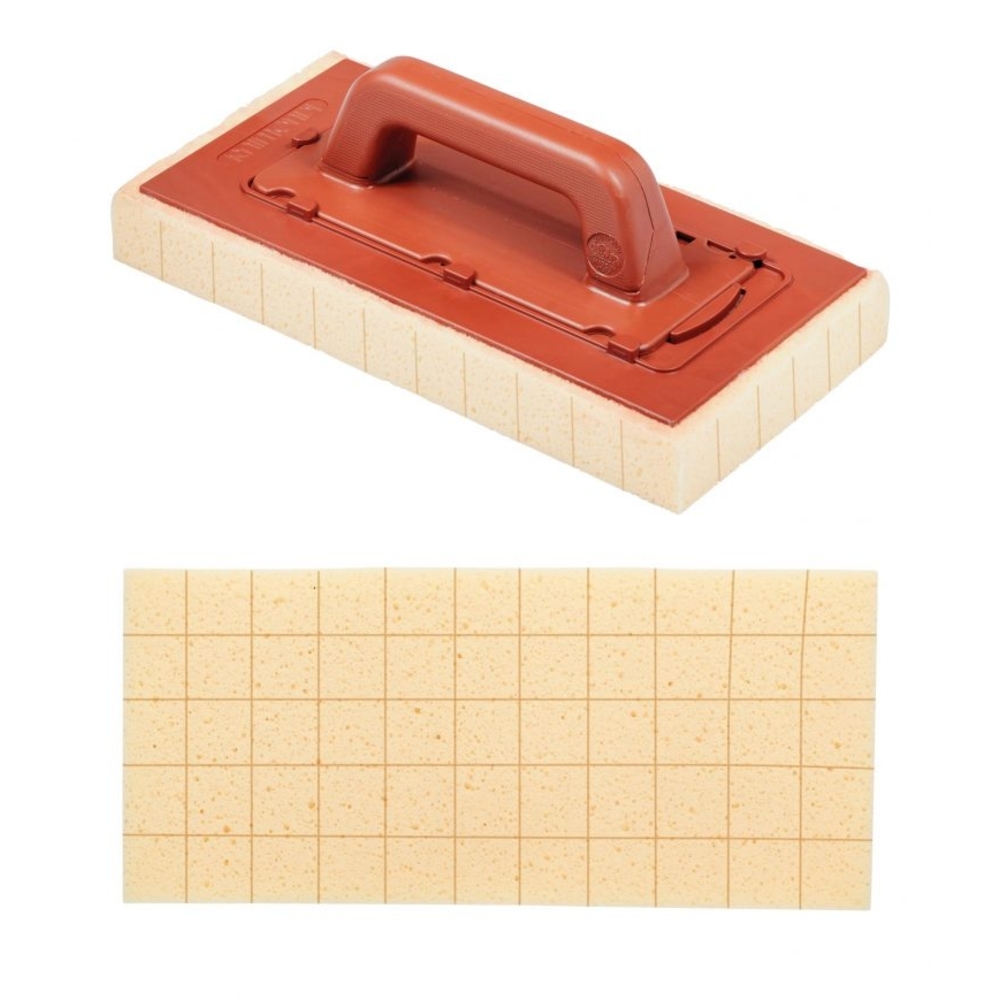 Frottoir éponge coupe 17x34 cm pour nettoyage joints sur sol structuré - RAIMONDI - 11208