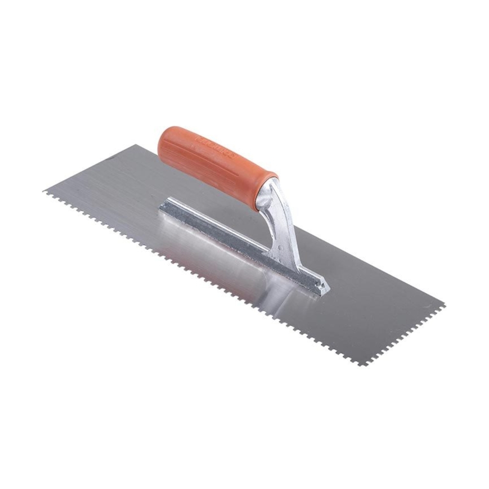 Platoir denté 36x13 cm acier poignée caoutchouc 3x3 - RAIMONDI - 11330