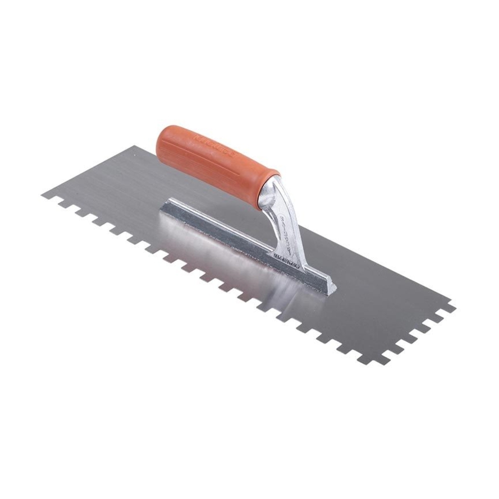 Platoir denté acier 36x13cm poignée caoutchouc 10x10 - RAIMONDI - 11333