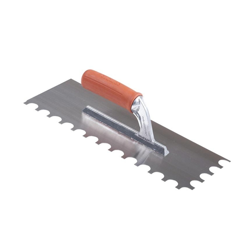 Platoir Acier Denté Poignée Caoutchouc 36x13cm – 15mm - RAIMONDI - 11336