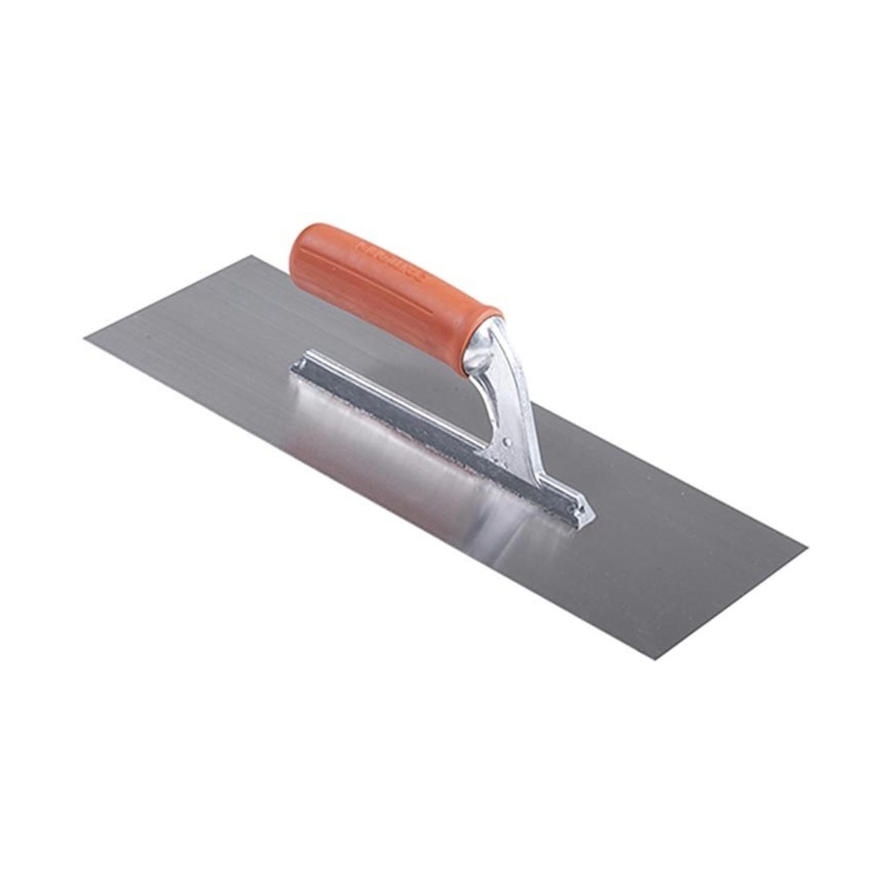 Platoir Lisse 36x13cm avec Manche Caoutchouc - Acier Durable - RAIMONDI - 11340