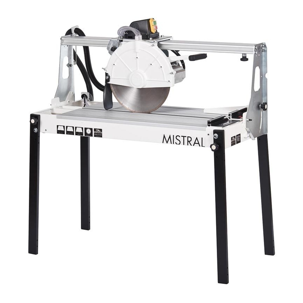 Scie à eau Mistral 90 avec disque Ø350 mm pour grès - marbre et granit - RAIMONDI - 12003SCX