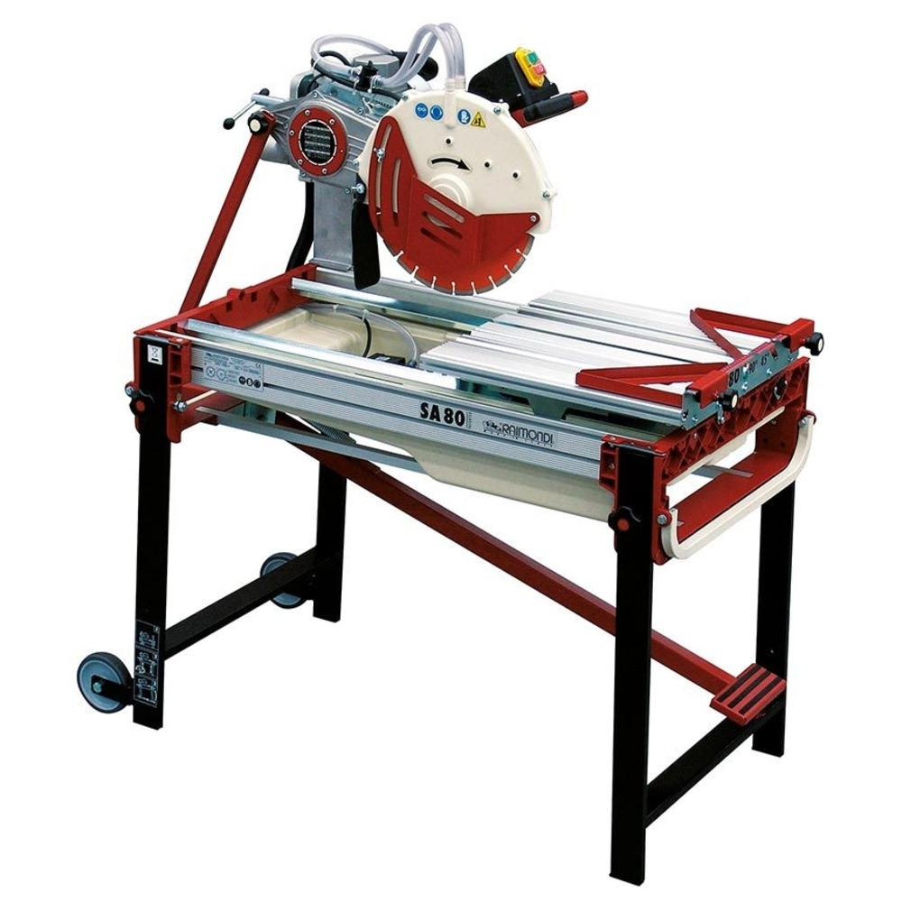 Scie à eau sur table SA80 avec disque Ø350 mm pour céramique et marbre - coupe max 80 cm - RAIMONDI - 12031_M