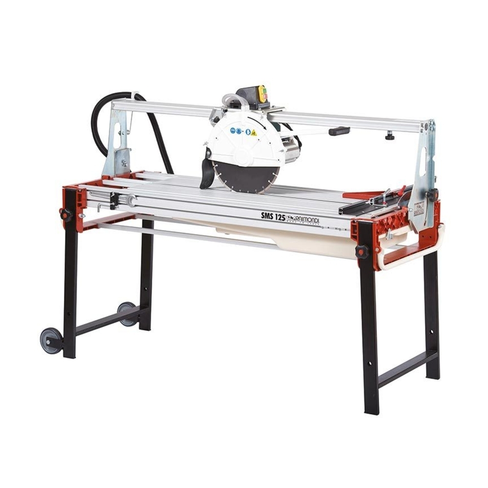 Scie à eau 125 cm avec disque Ø350 mm pour céramique - marbre - granit - ciment - RAIMONDI - 12111_M