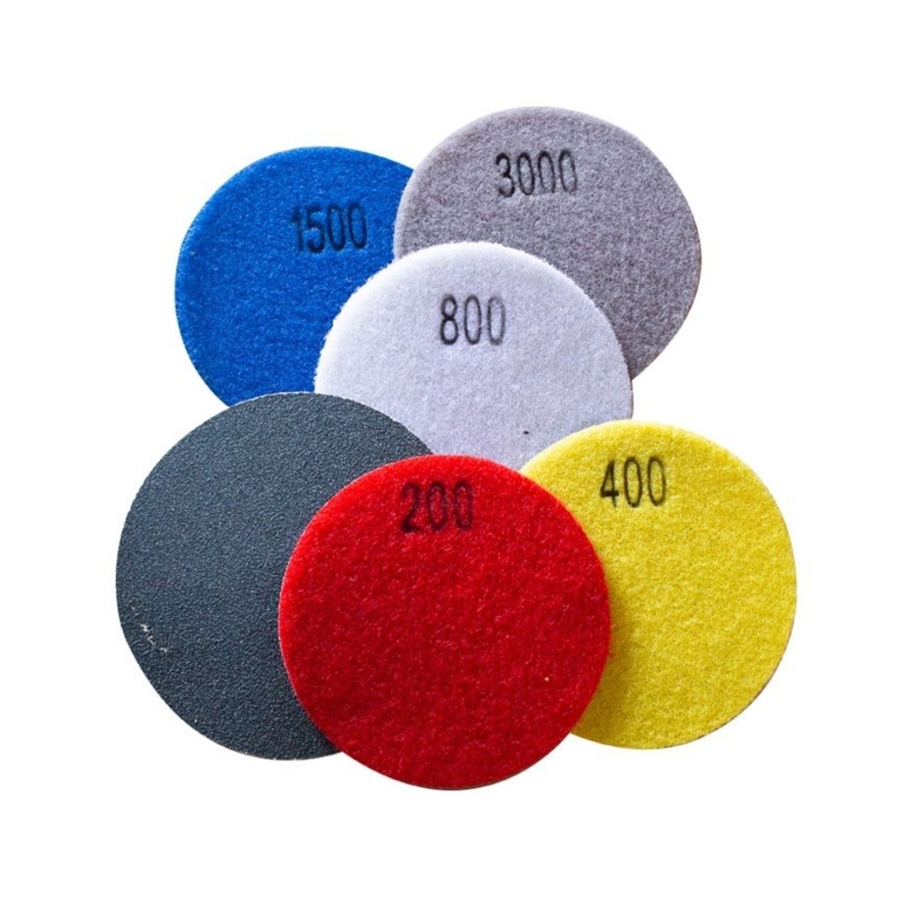 Pads de finition pour marbre avec attache Velcro pour polissage et ponçage (Meuleuse) - RAIMONDI - 13712