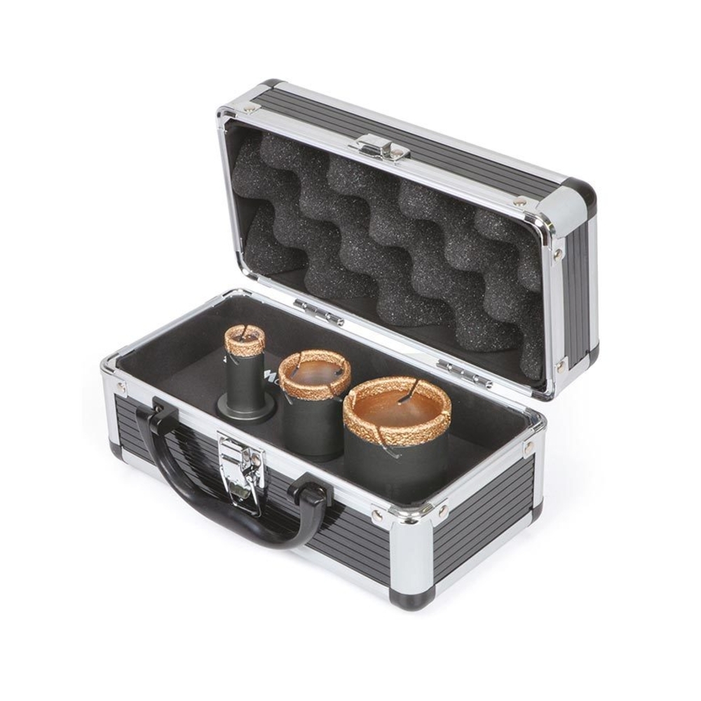 Kit de perçage carreaux faible épaisseur - 3 fraises (FSS27 - FSS35 - FSS50) - RAIMONDI - 22584