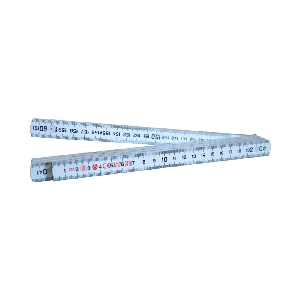 Mètre Pliant en Bois 2m - Mesure Précise pour Bricolage et Construction - RAIMONDI - 41050