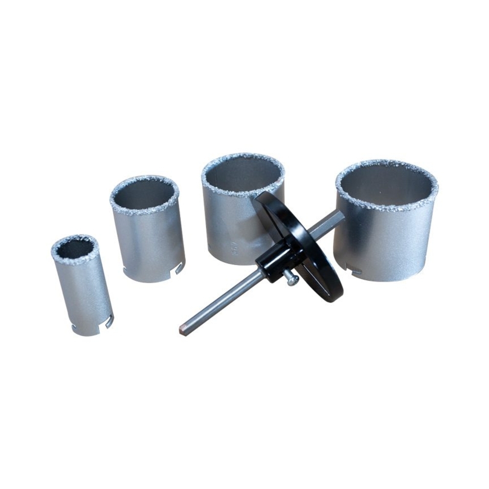 Set de Couronnes Carbure 33-73mm pour Perçage Faïence - RAIMONDI - 41063
