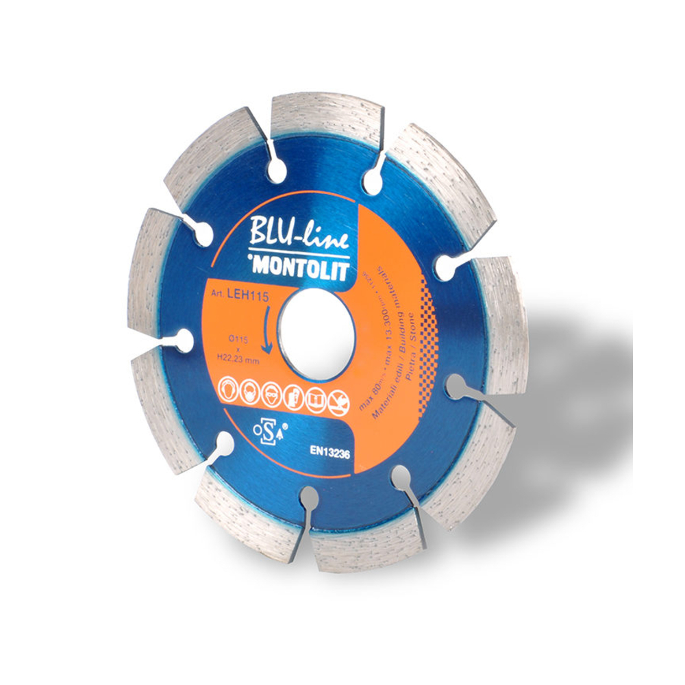 Disque Diamant 115mm Coupe Matériaux Bâtiment Segments Laser - RAIMONDI - 48070