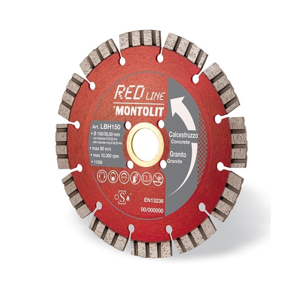 Disque Diamant Granit Ø350mm Coupe Béton Gamme LBH 300 - RAIMONDI - 48086