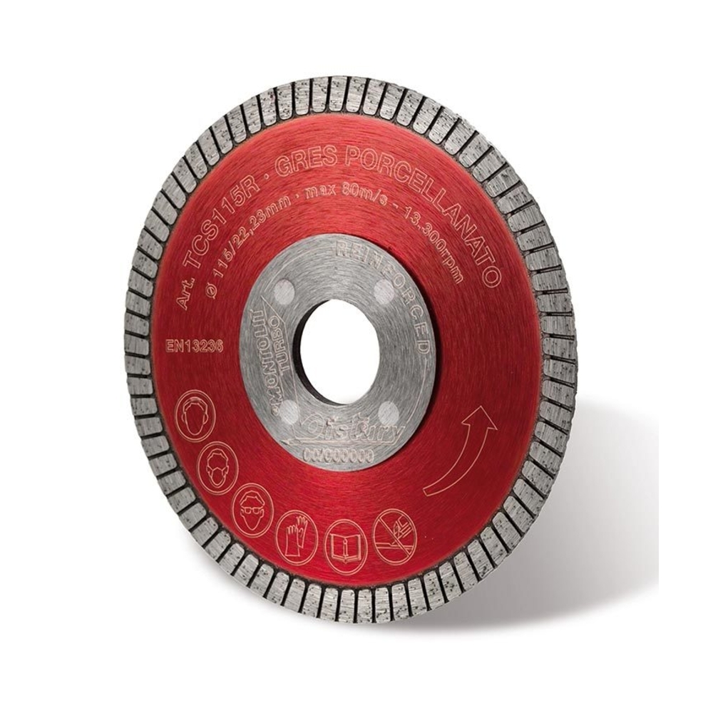 Disque Turbo Renforcé Ø250mm pour Grès Vitrifié et Céramique Eco - RAIMONDI - 48532