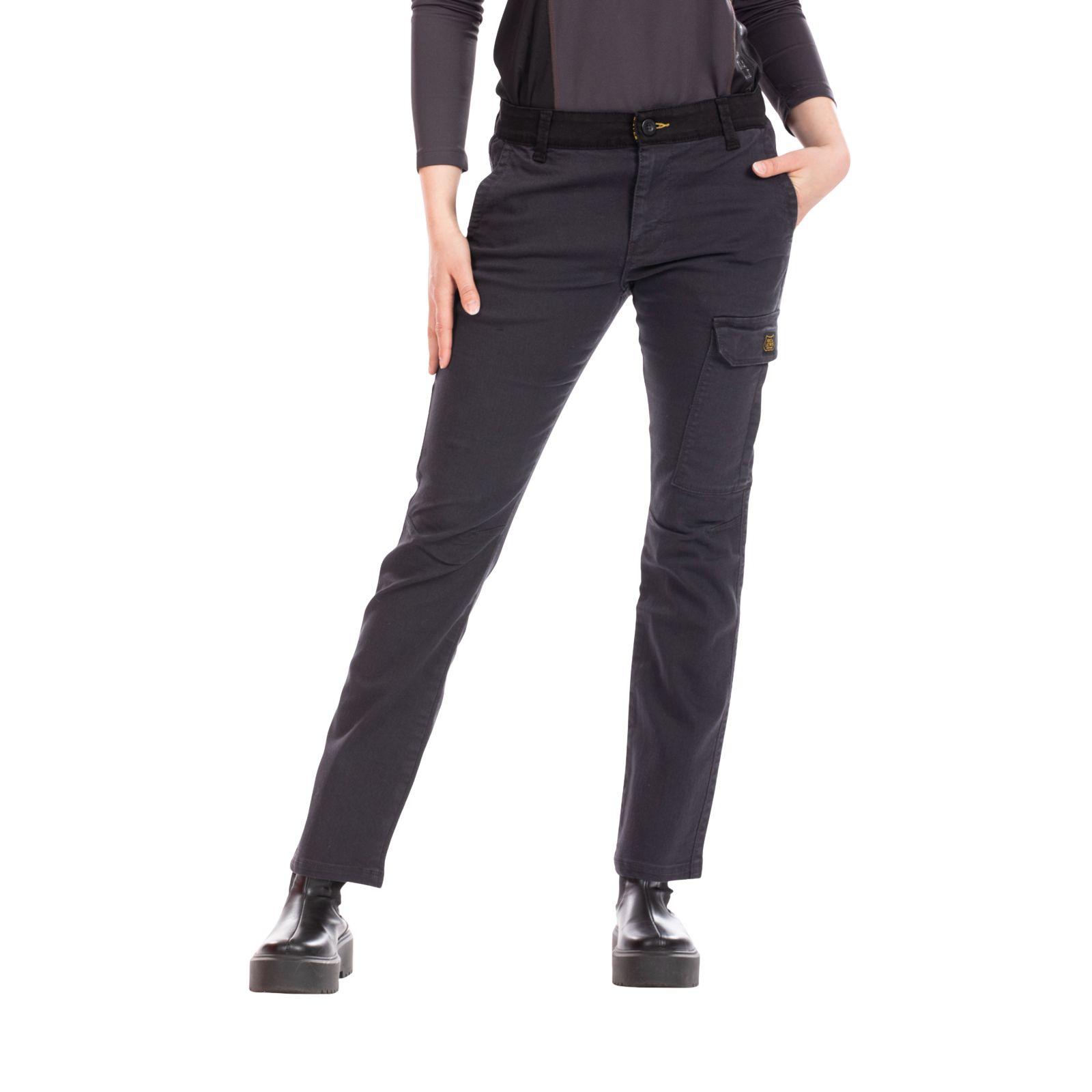 Pantalon de travail multi poches stretch BETTYC gris - RICA LEWIS 