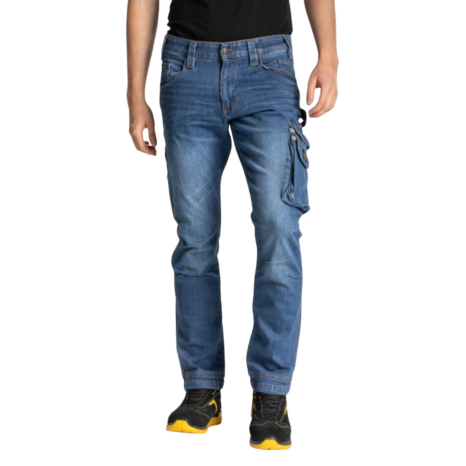 Jeans de travail stretch coupe confort JOB stone - RICA LEWIS 