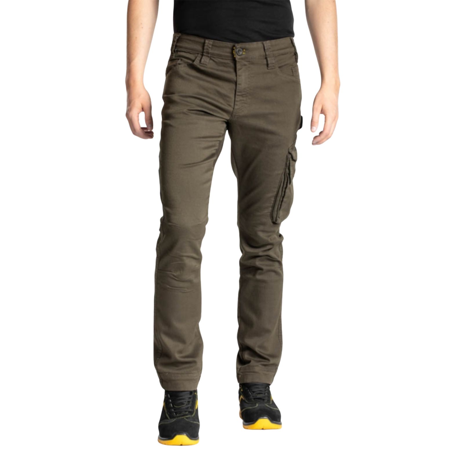 Jeans de travail multi poches stretch JOBC kaki - RICA LEWIS 