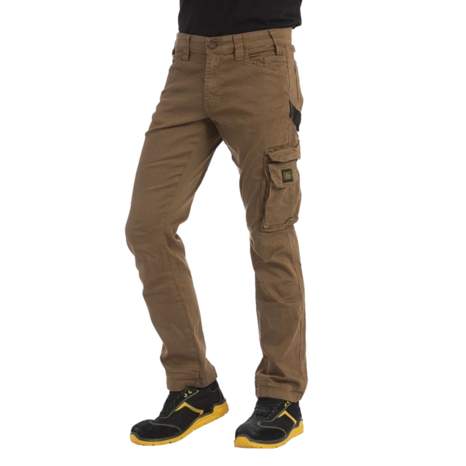 Jeans de travail multi poches stretch JOBC tabac - RICA LEWIS 