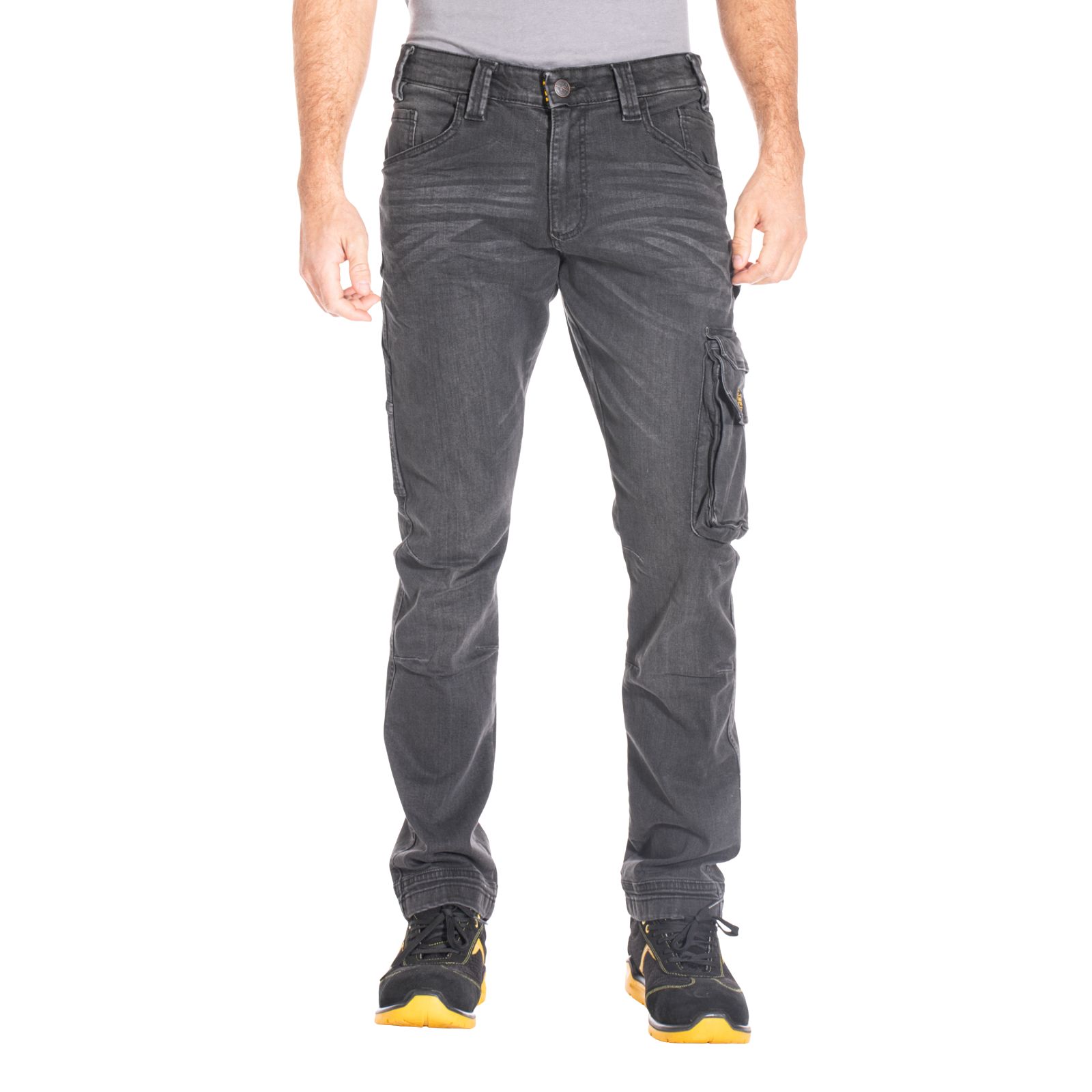 Jeans de travail stretch coupe confort JOBGR gris - RICA LEWIS 