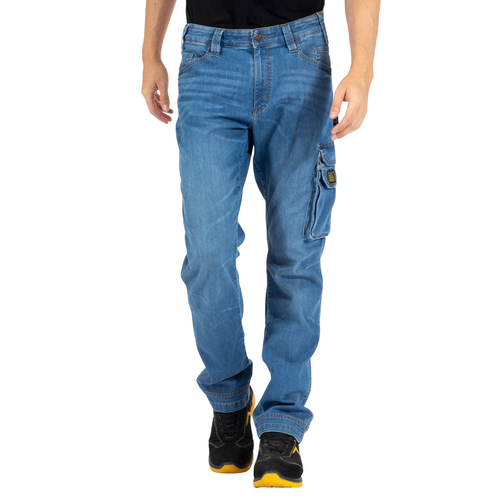 Jeans de travail stretch coupe confort JOBL brossé - RICA LEWIS 
