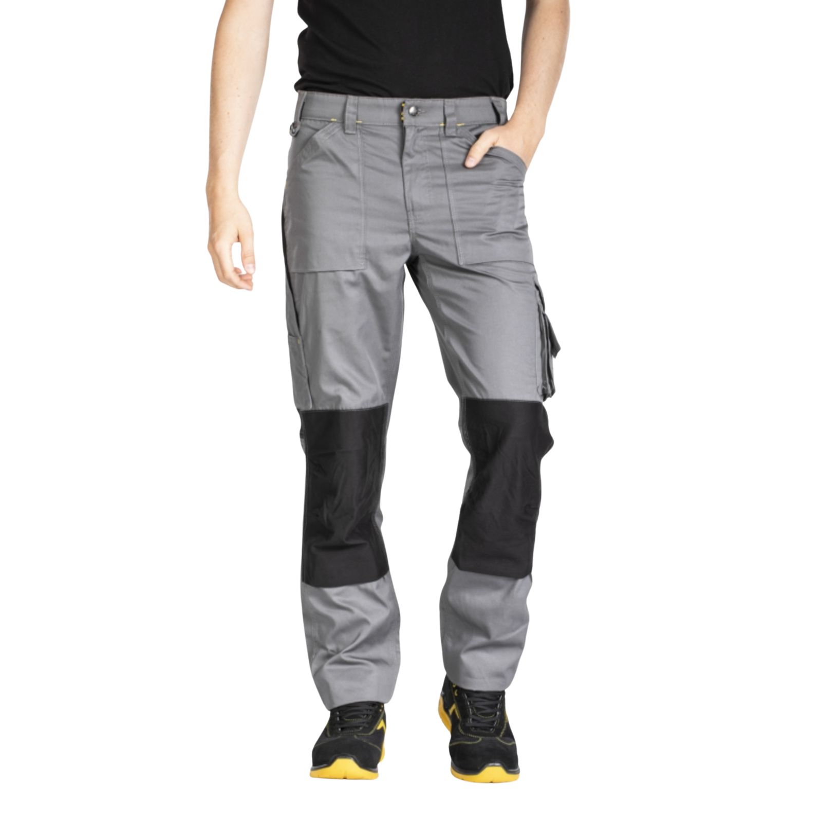 Pantalon de travail coupe droite MOBILOS gris - RICA LEWIS 