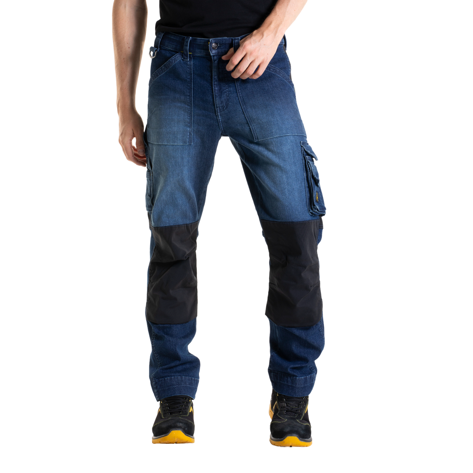 Pantalon de travail MOBTEC coupe classique en denim stretch FIBREFLEX - RICA LEWIS 