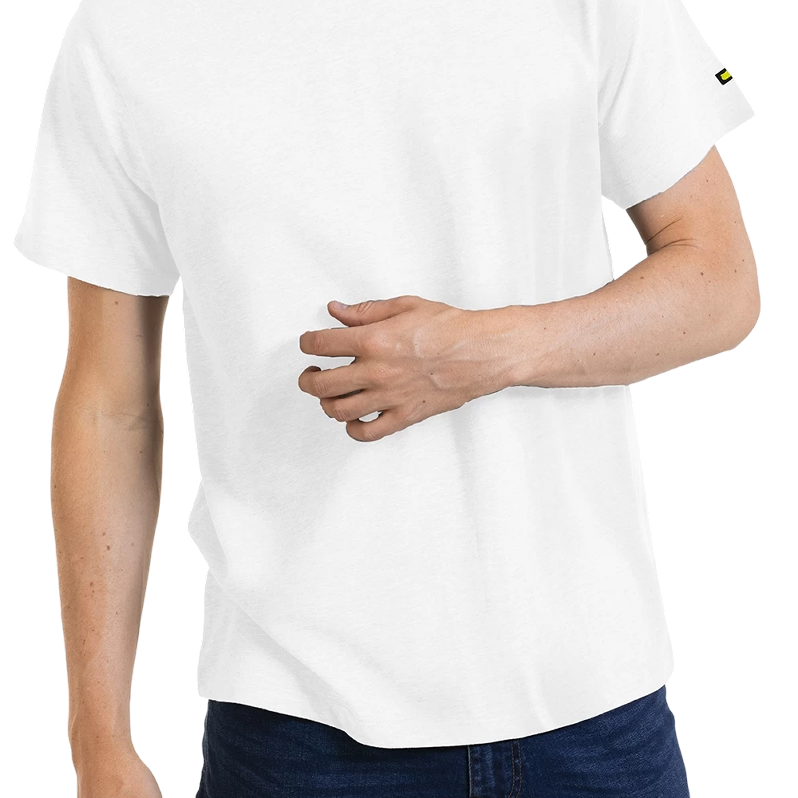 Lot de 3 t-shirt de travail basique jersey de coton THOR blanc - RICA LEWIS 