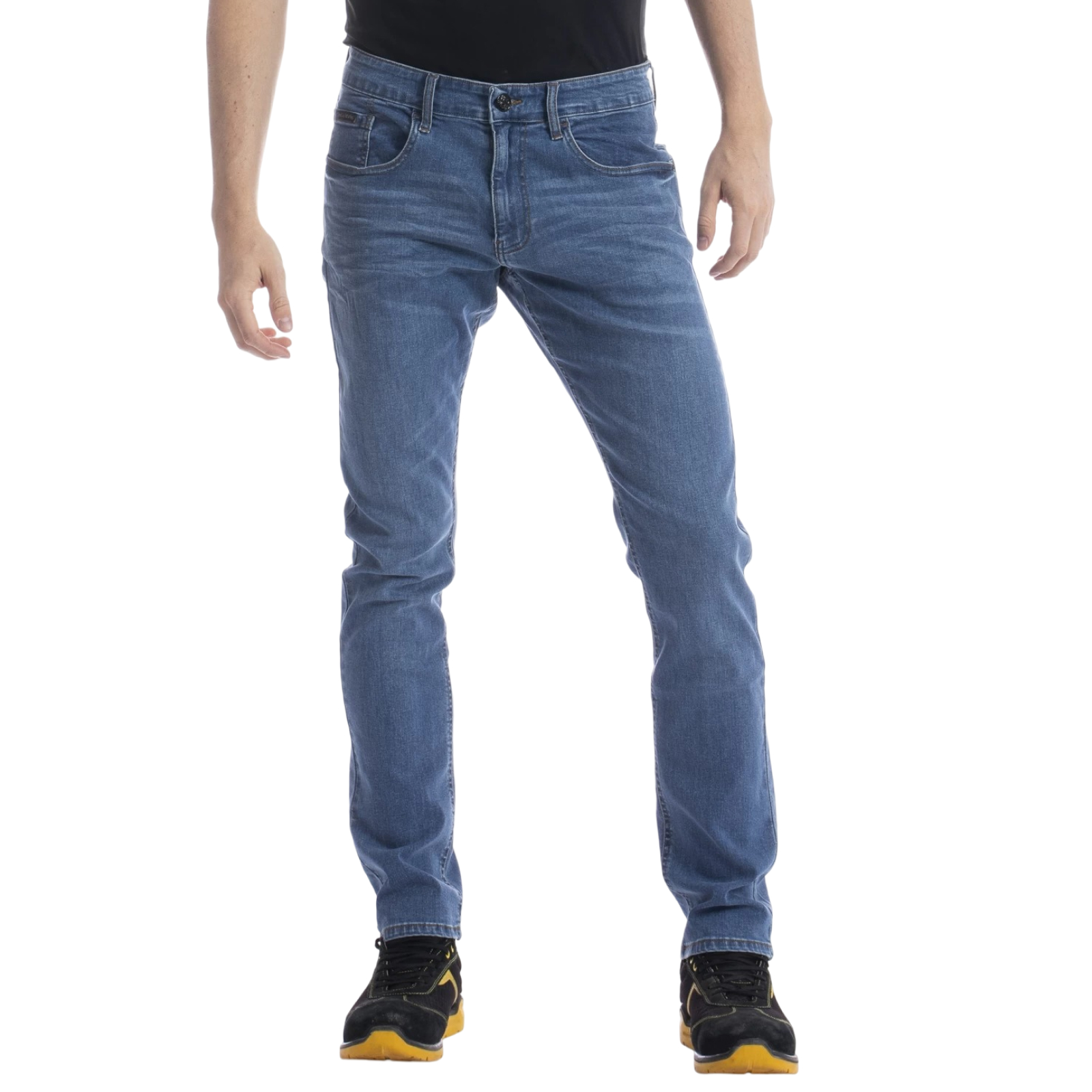 Jeans de travail coupe droite ajustée denim stretch WORK1 - RICA LEWIS 