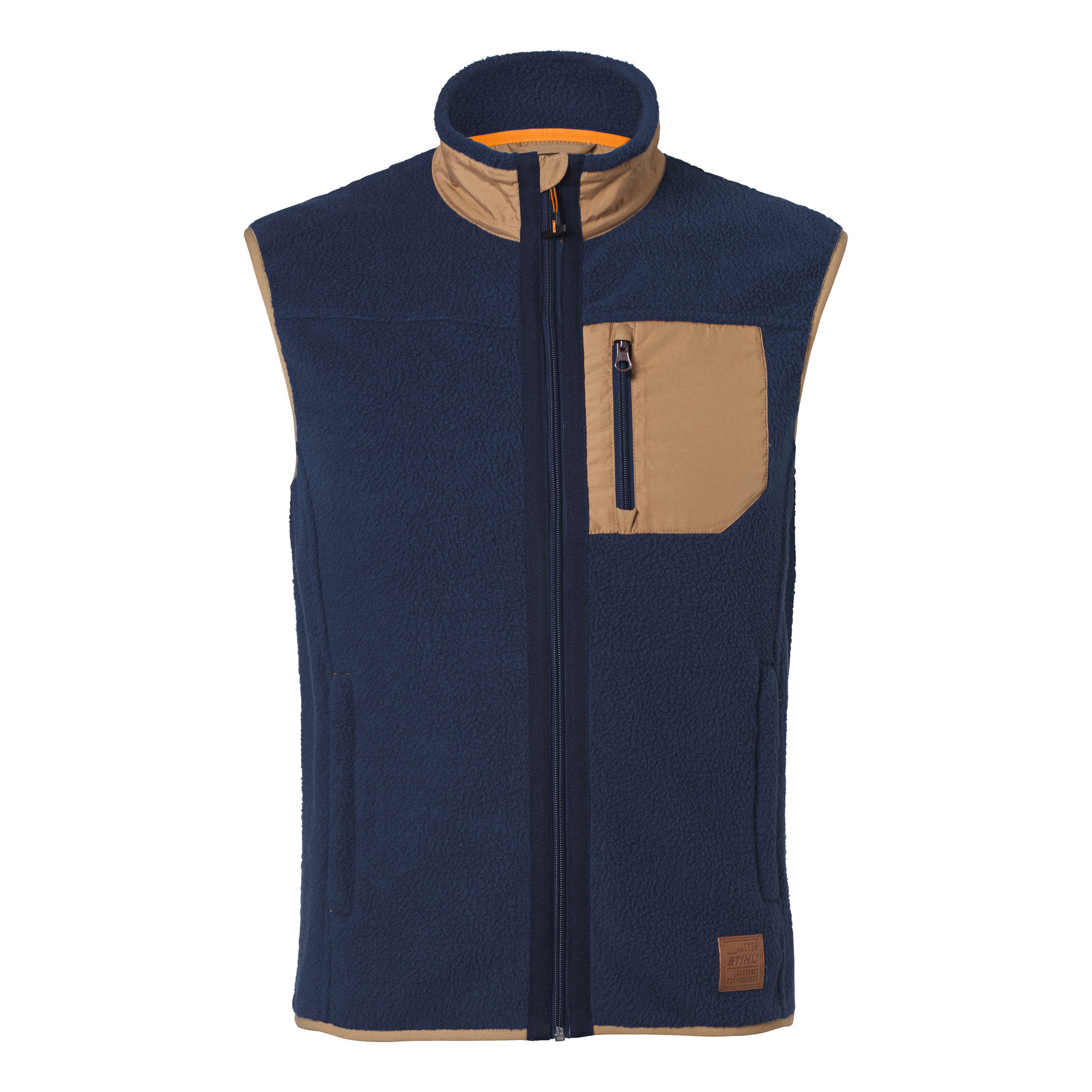 Gilet polaire sans manches bleu STIHL