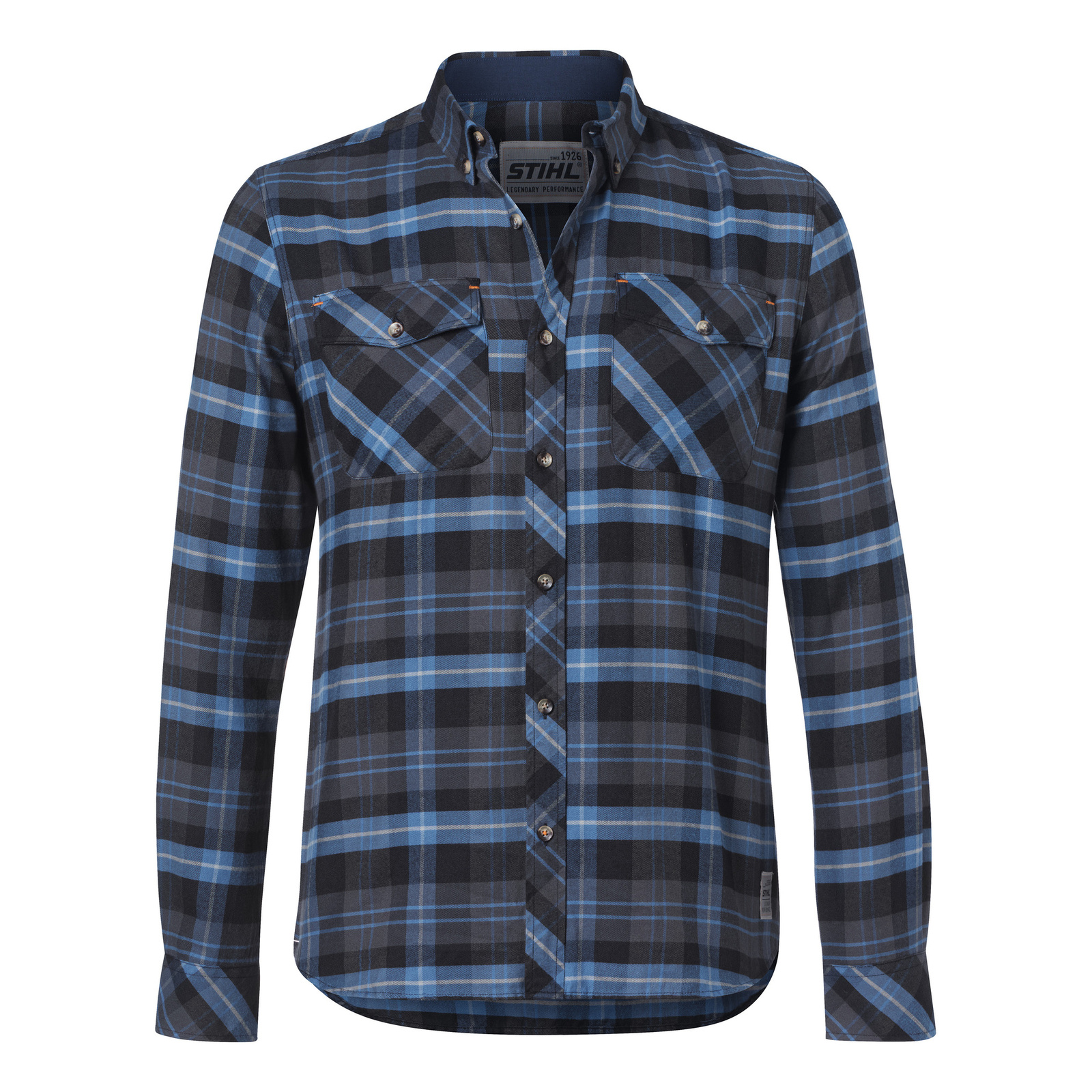 Chemise bleuà carreaux STIHL